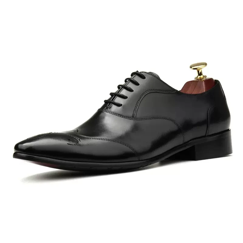 Summer Fashion Men Oxford Leather Dress 