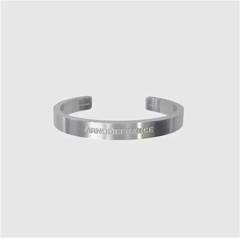 

Arnodefrance ADF Printing Function Industrial Sense Bracelet Titanium Steel Couple Bracelet Accessories Men And Women Tide Brand
