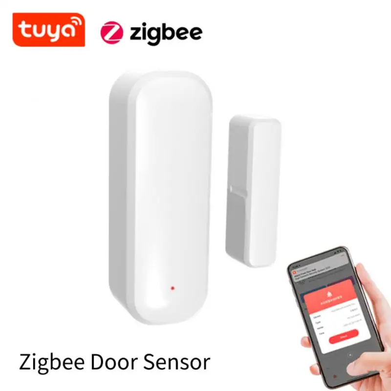 

Tuya Zigbee Mini Door Window Sensor Wireless Open Connection Detector Smart Life Security Alarms Work With Alexa Google Home APP