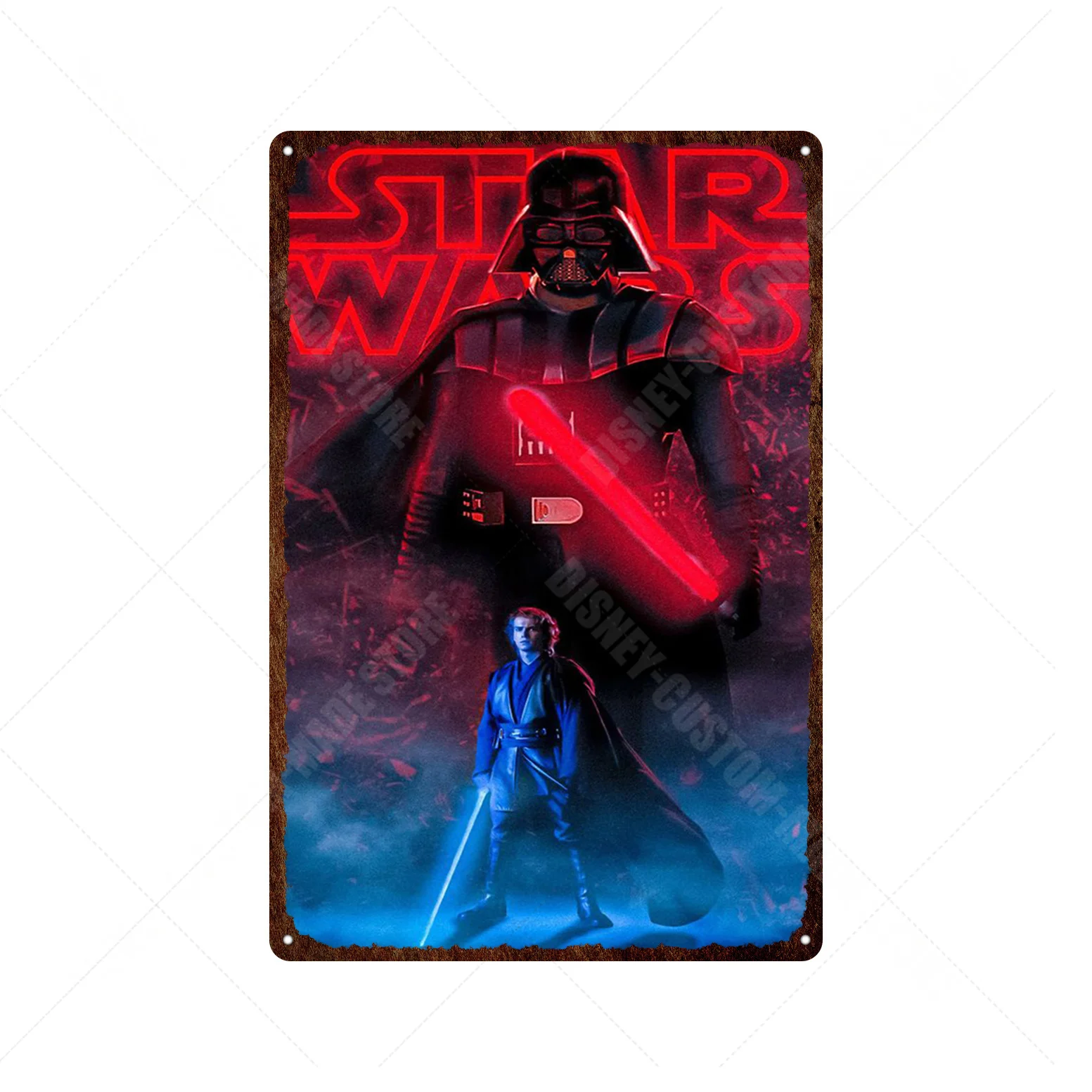 Плакаты из фильма Звездные войны жестяные таблички с изображением супергероев
