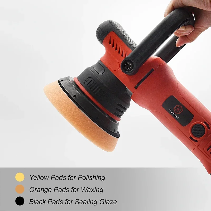 Полировщик двойного действия PLATYPUS 1000 Вт полировальный станок для автомобиля 5