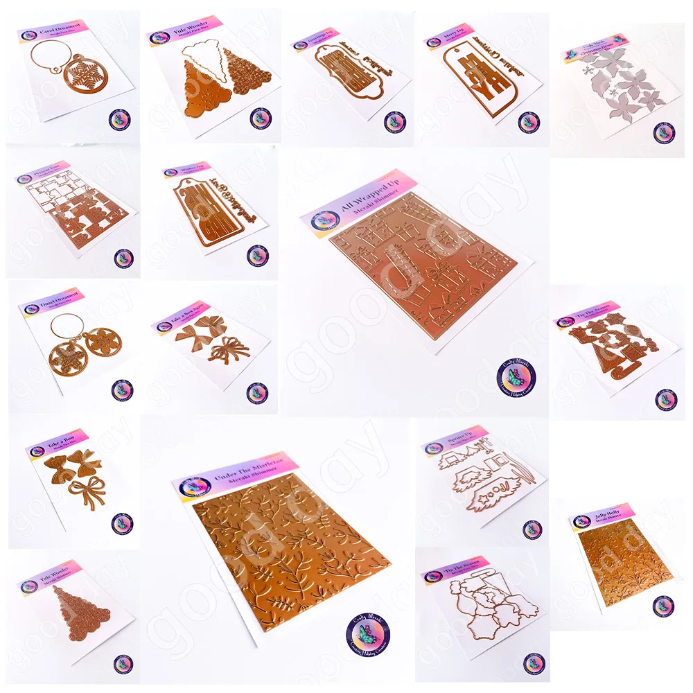 

Tree Leaves Snowflake Oval Metal Cutting Dies Hot Foil Scrapbook Diary Decoration Embossing Template Diy Greeting Card Handmade