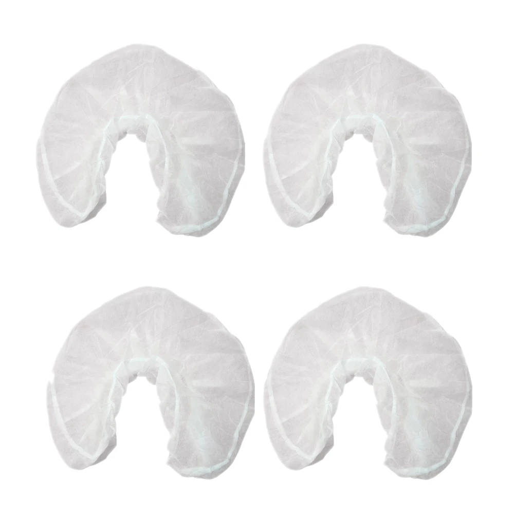 

50Pc U Shaped Disposable Non-Woven Headrest Pillow Paper Beauty Spa Salon Bed Cover Massage Face Cradle Head Rest Covers