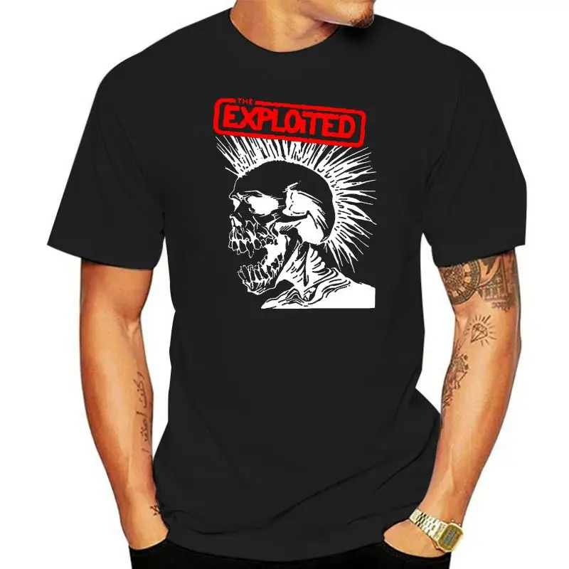 

NEW THE EXPLOITED MAGGIE BLACK AND WHITE T-SHIRT USA SIZE S-XXXL ZM1 Funny