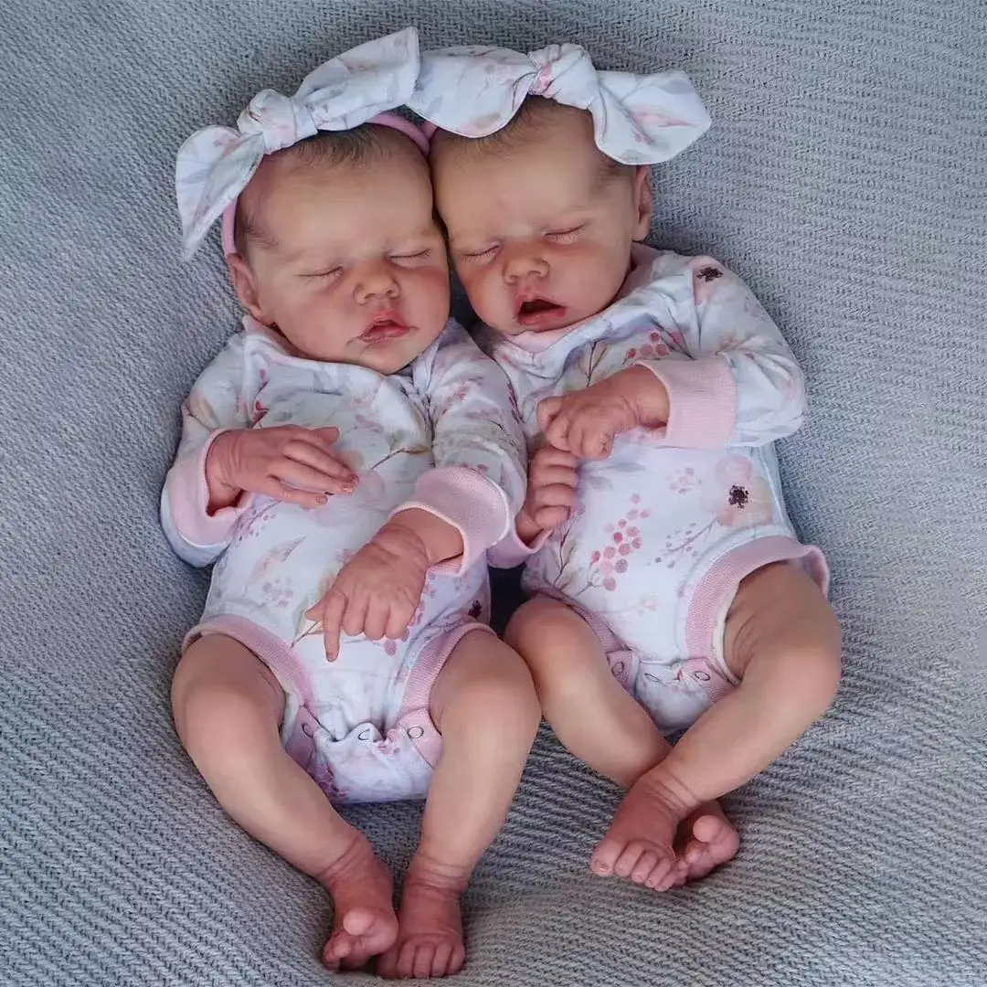 Фото Кукла-реборн TWIN A TWIN B, реалистичная девочка, полностью силиконовое тело, принцесса, малышка, подарок на день рождения, водонепроницаемая, идеальный подарок №1