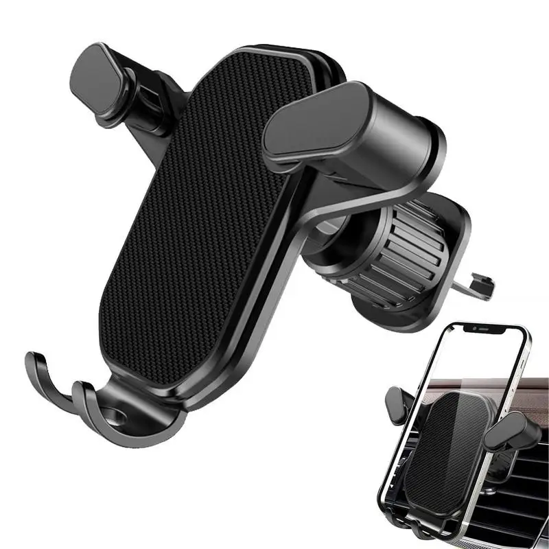

Universal Air Vent Car Phone Holder Hands Free Cell Phone Cradle For Automobiles Easy Clamp Car Mount Stable Phone Stand