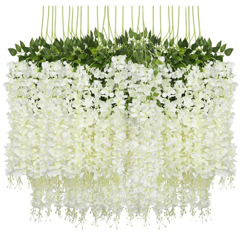 12 шт. Декоративная гирлянда из искусственных цветов |