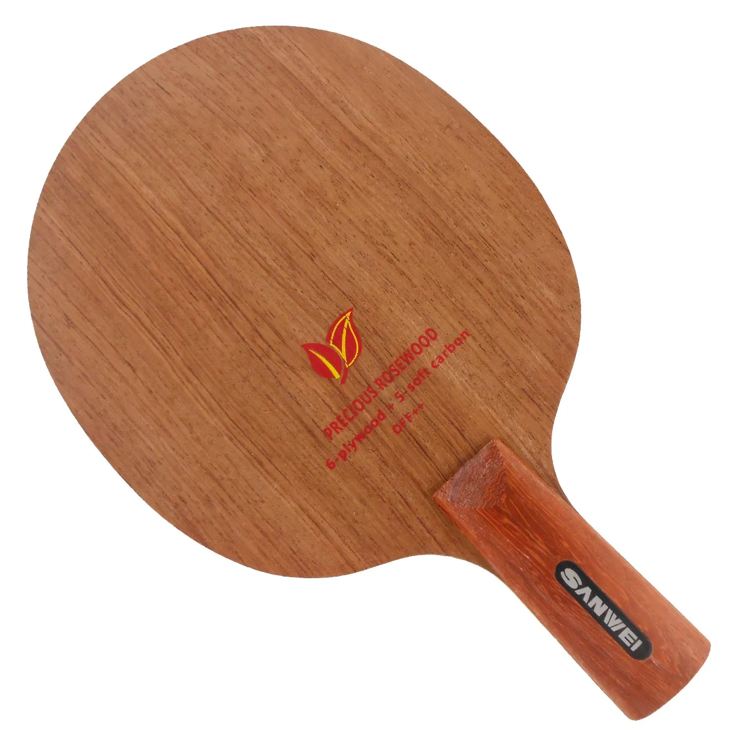 

NEW VERSION Sanwei H2 H 2 H-2 Rosewood 6 Plywood + 5 Soft Carbon OFF++ Table Tennis Blade for PingPong Racket