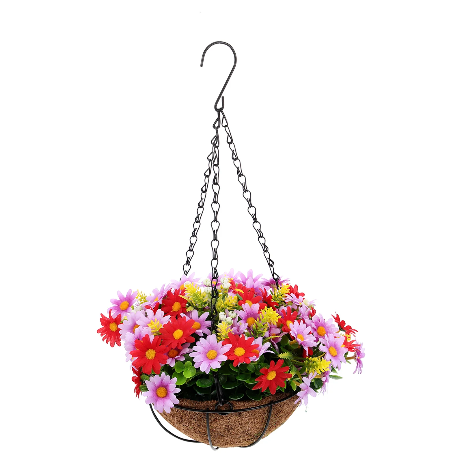 

Hanging Artificialfake Basket Flowers Flowerbaskets Planter Wall Linervase Potted Faux Leaves Wedding Diy Decor Home Decoration