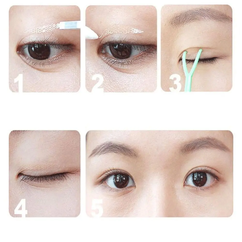 240Psc кружевная сетка наклейка для век сетчатый тип S/M/L двойная лента прозрачная