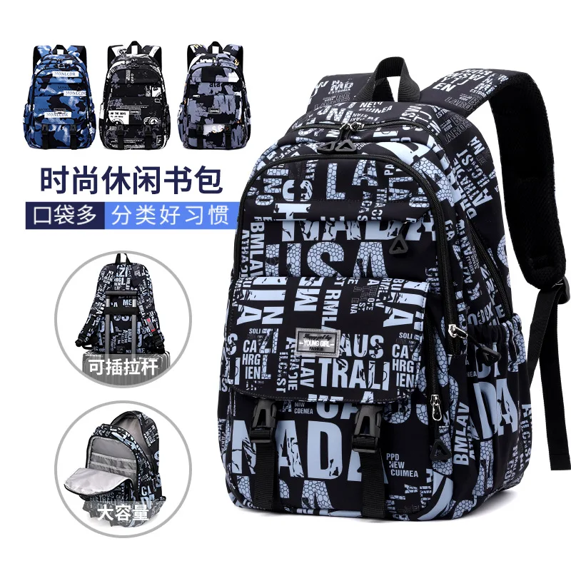 school bags For teenage boys girls laptop Schoolbag book bag high school Student school backpack Waterproof Cute Travel Rucksack