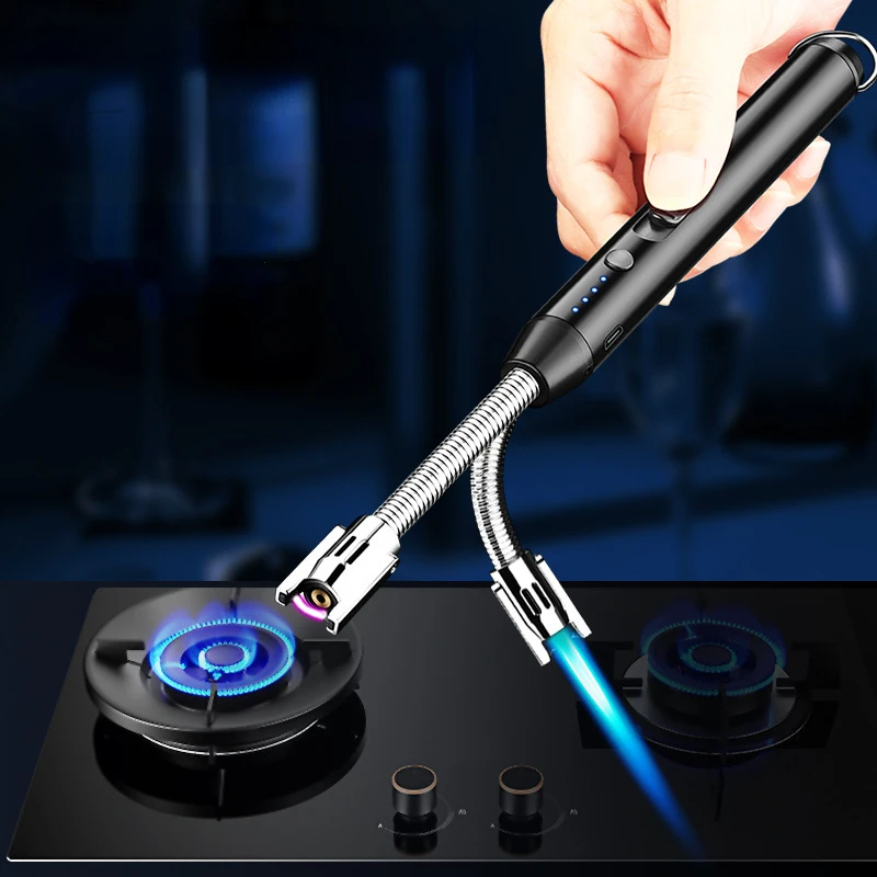 

Gas Electric Lighter Personality Creative Arc Plasma Smoking Lighter Windproof Briquets Et Accessoires Fumeurs Jet Accendino