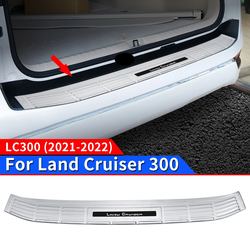 

2021 2022 For Toyota Land Cruiser 300 LC300 FJ300 J300 Threshold Modification Accessories Luggage Tail Door Guard Board body kit