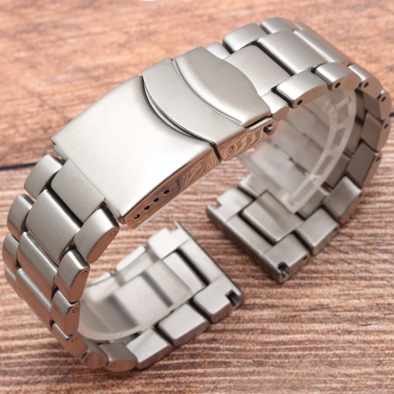 Фото Браслет из твердой нержавеющей стали 23 мм, 24 мм для luminox 3501 8831 3749 3741 3051 3160 3080 6402 для мужских часов militarysilver №3