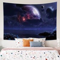 psychedelic astronomical mandala tapestry bohemian decoration wall hanging bedroom psychedelic scene starlight art home decorati
