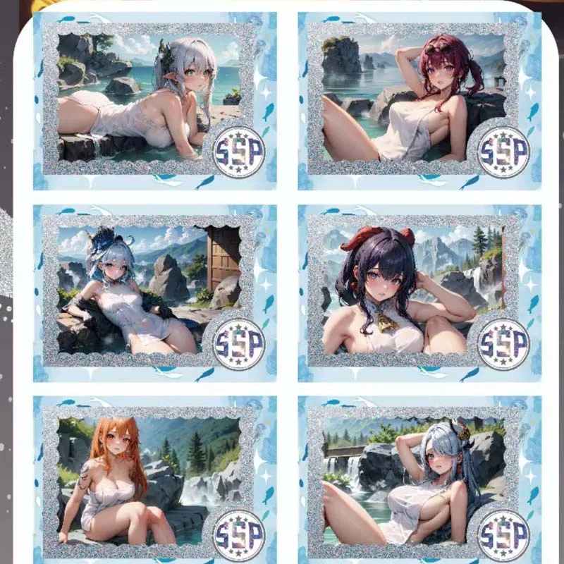 Коллекционная карта История богини горячая и пряная волна 4 белый лунный свет A6