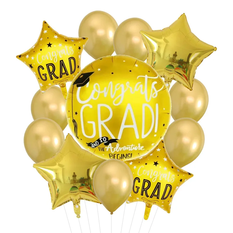 Окончание учебного сезона набор из алюминиевой пленки воздушный шар сцена