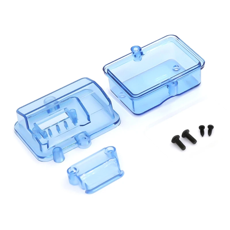

Transparent Waterproof ESC Receiver Box Protective for CASE Cover Sealed Box for RC Boat E65D