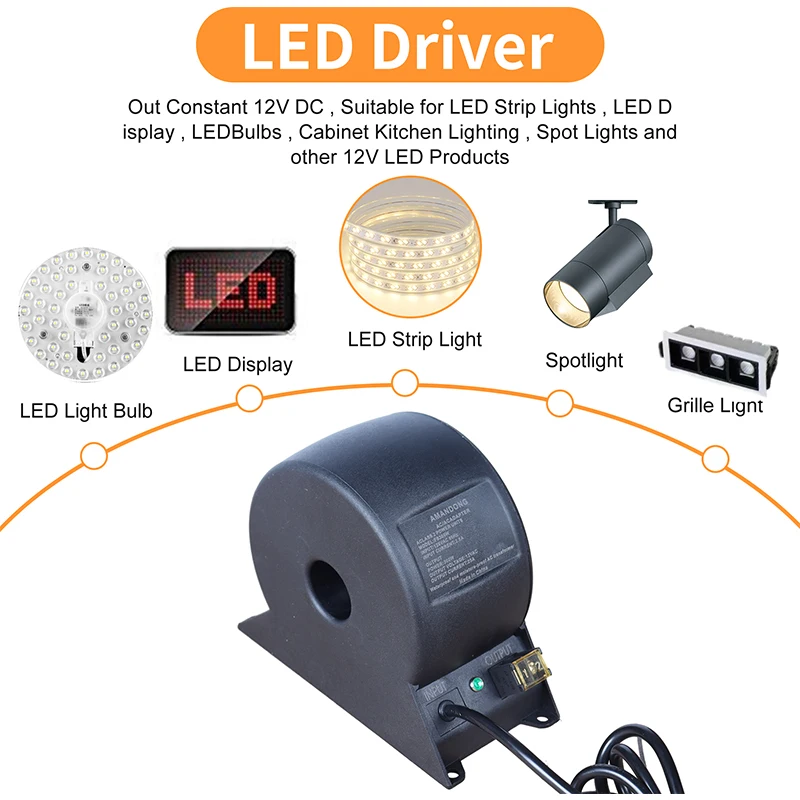 Светодиодный наружная Водонепроницаемая кольцевая трансформаторная лампа для