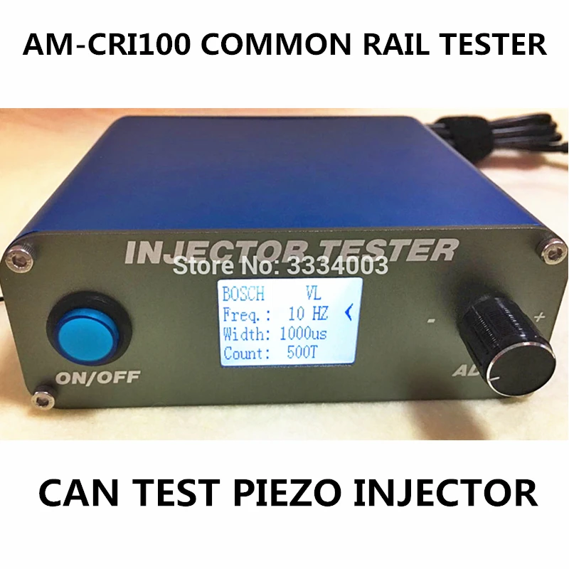 AM-CRI100 прибор для проверки инжектора с общей топливной магистралью, электромагнитный и пьезоэлектрический, с инструментами