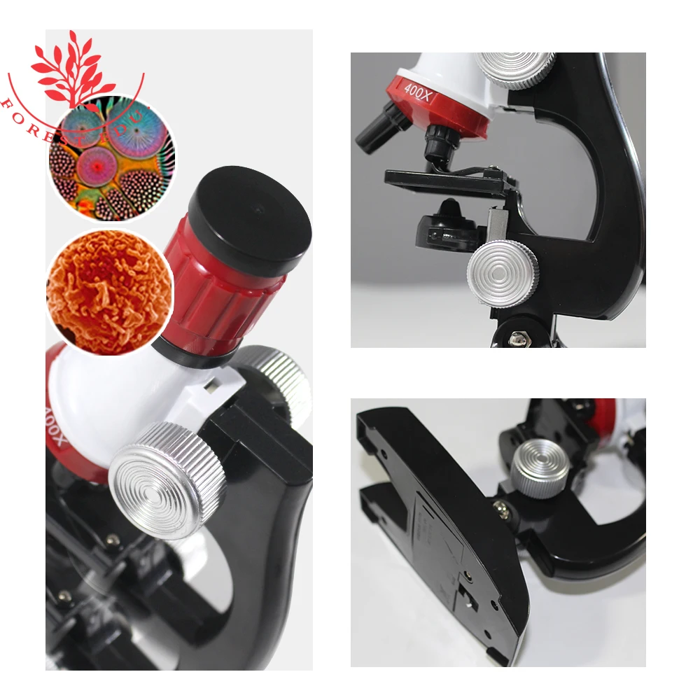 Детский набор микроскопа научная лаборатория светодиодный Биологический