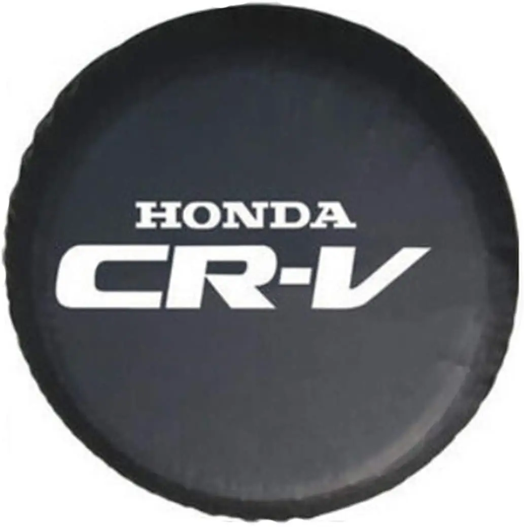 Estilo do carro suv adequado para compatível honda CR-V crv especial pvc couro capa de pneu sobressalente 15 