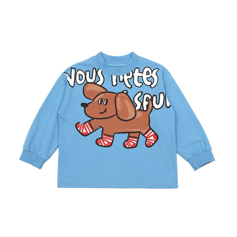 BEBEBE2022 Autumn New Coat Sweater Trousers Cartoon Koala Print Children's Suit kids clothes girls Autumn Korean BEBE Girls Suit