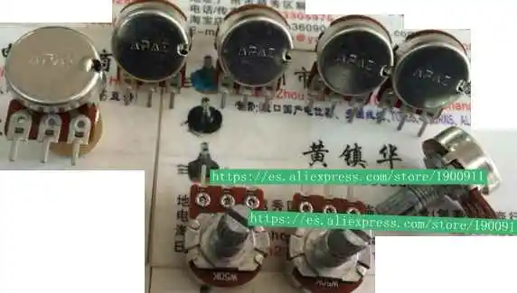 5 шт./лот APAI 148 одиночный потенциометр W50K длинная ручка 15 мм с профессиональным