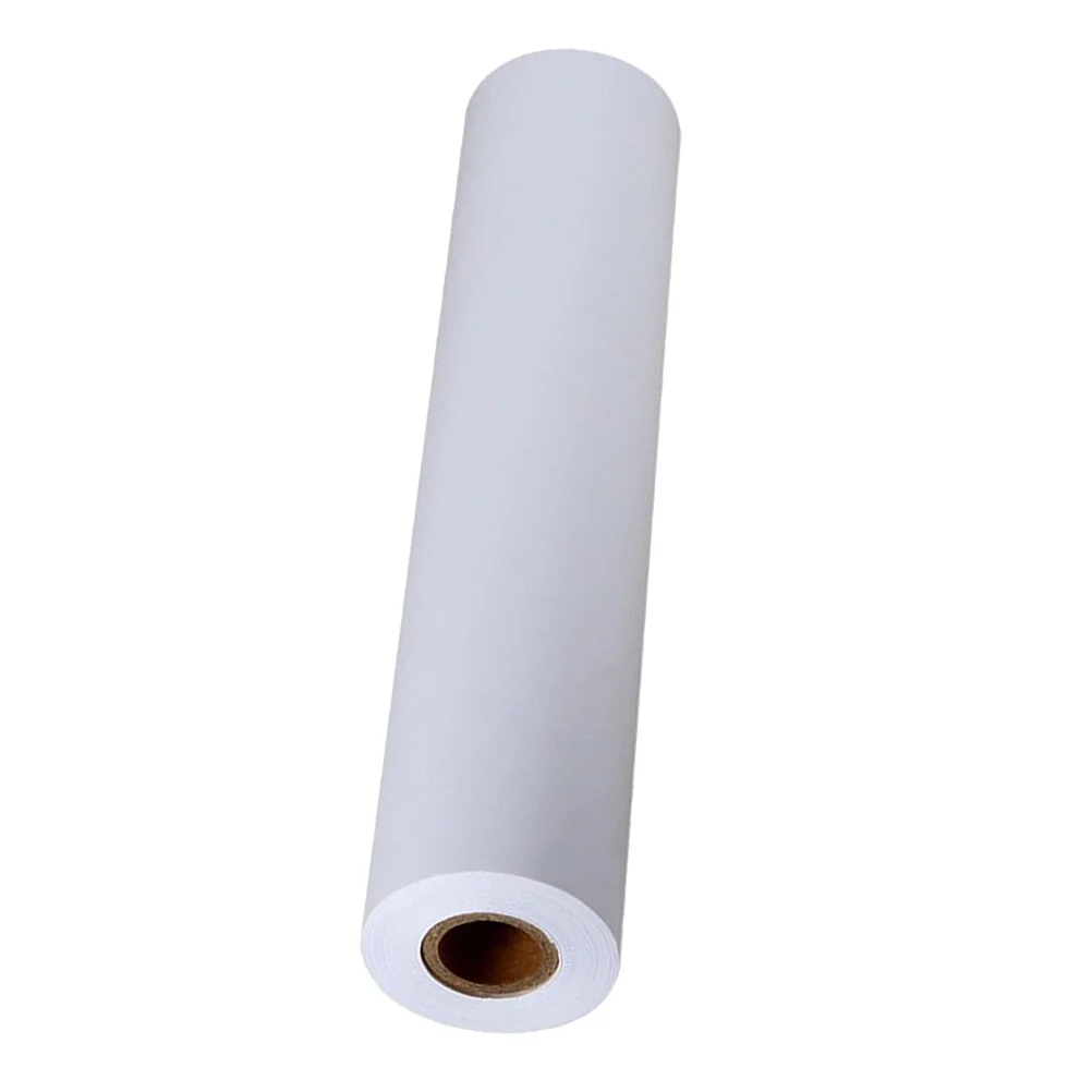 

White Kraft Paper Roll Kids Easel Paper Roll for Gift Wrapping Crafts Postal Cover Table Runner 9m
