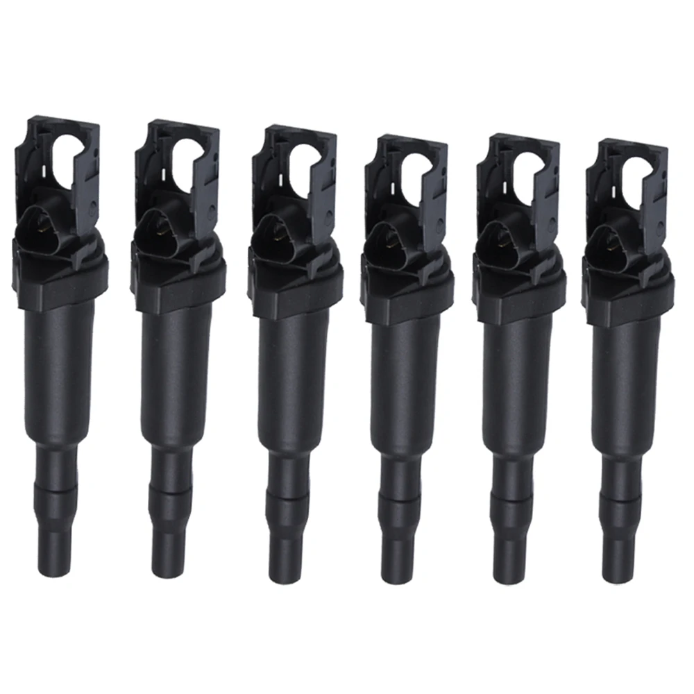 

​6Pcs Ignition Coils For Bosch 0221504470 For BMW 12138616153 325 530 535 X3 12138616153 12137594596 12137571643 C1795 C1826