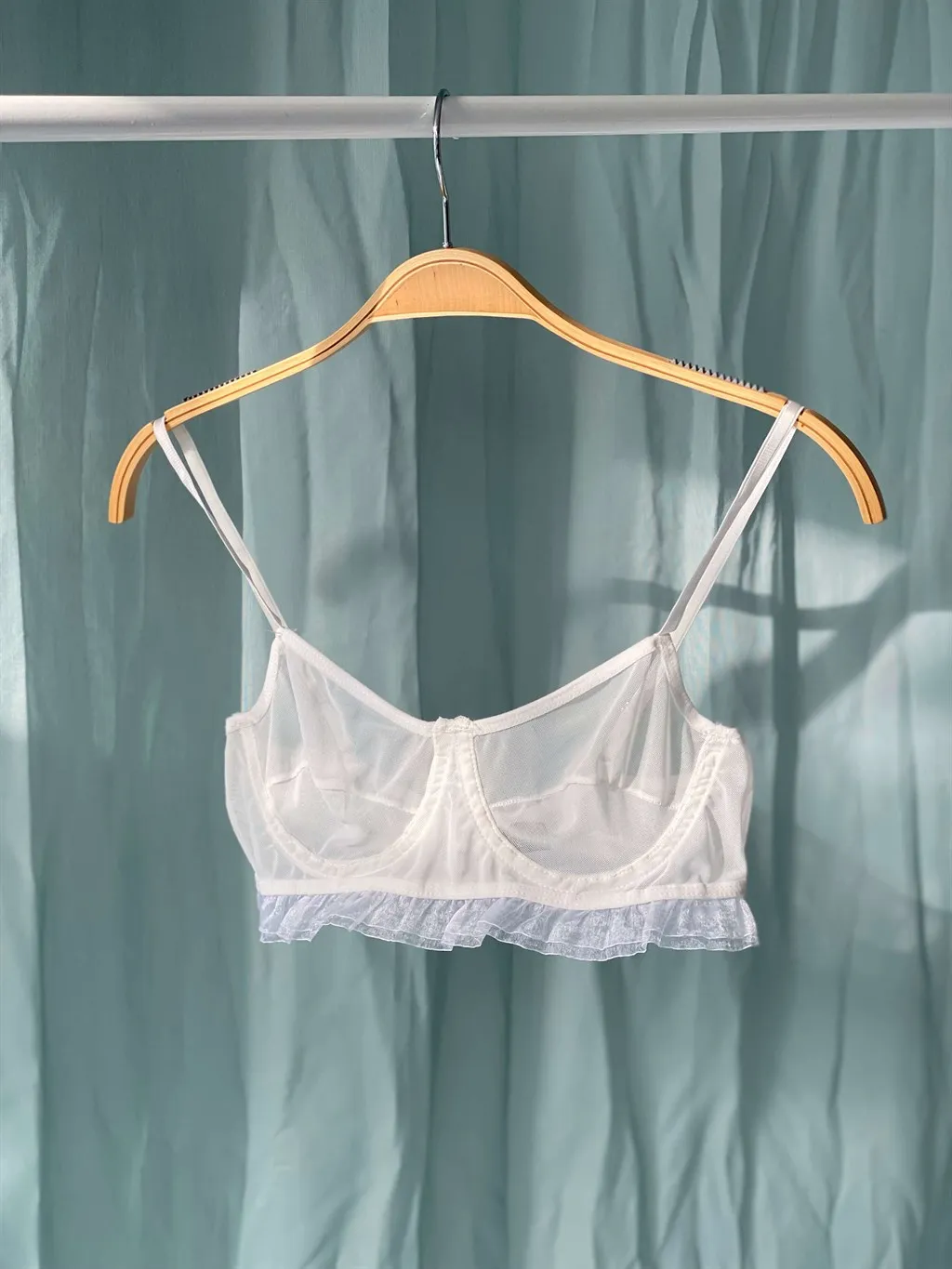 

Корсет-бюстгальтер из органзы Retrobird. Ekru