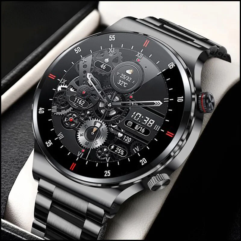 

New Bluetooth Call Smart Watch 2023 Men Full Touch Sport Health Tracker Smartwatch Waterproof For Android Free shipping