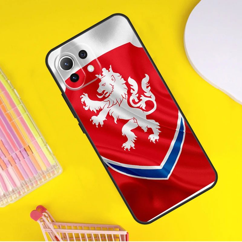 Чехол с флагом Чехии для Xiaomi 13 14 Ultra 11T 12T 13T 14T Pro POCO X7 X3 X5 F3 F5 F6 M6 X6 Case