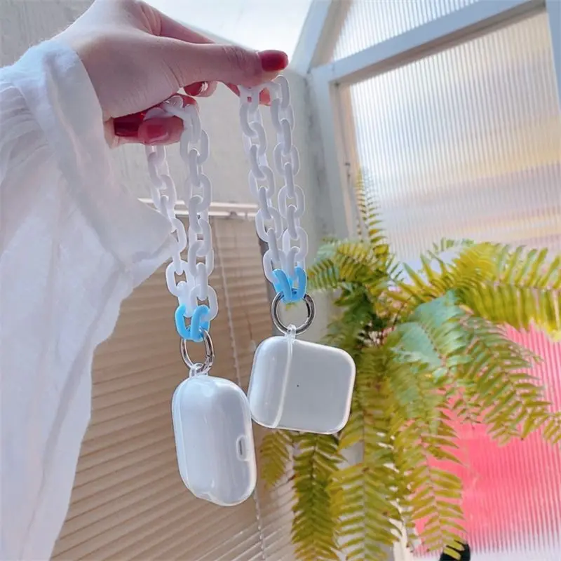 Прозрачный чехол для AirPods 3 2 1 Pro Pro2 цвет в ассортименте