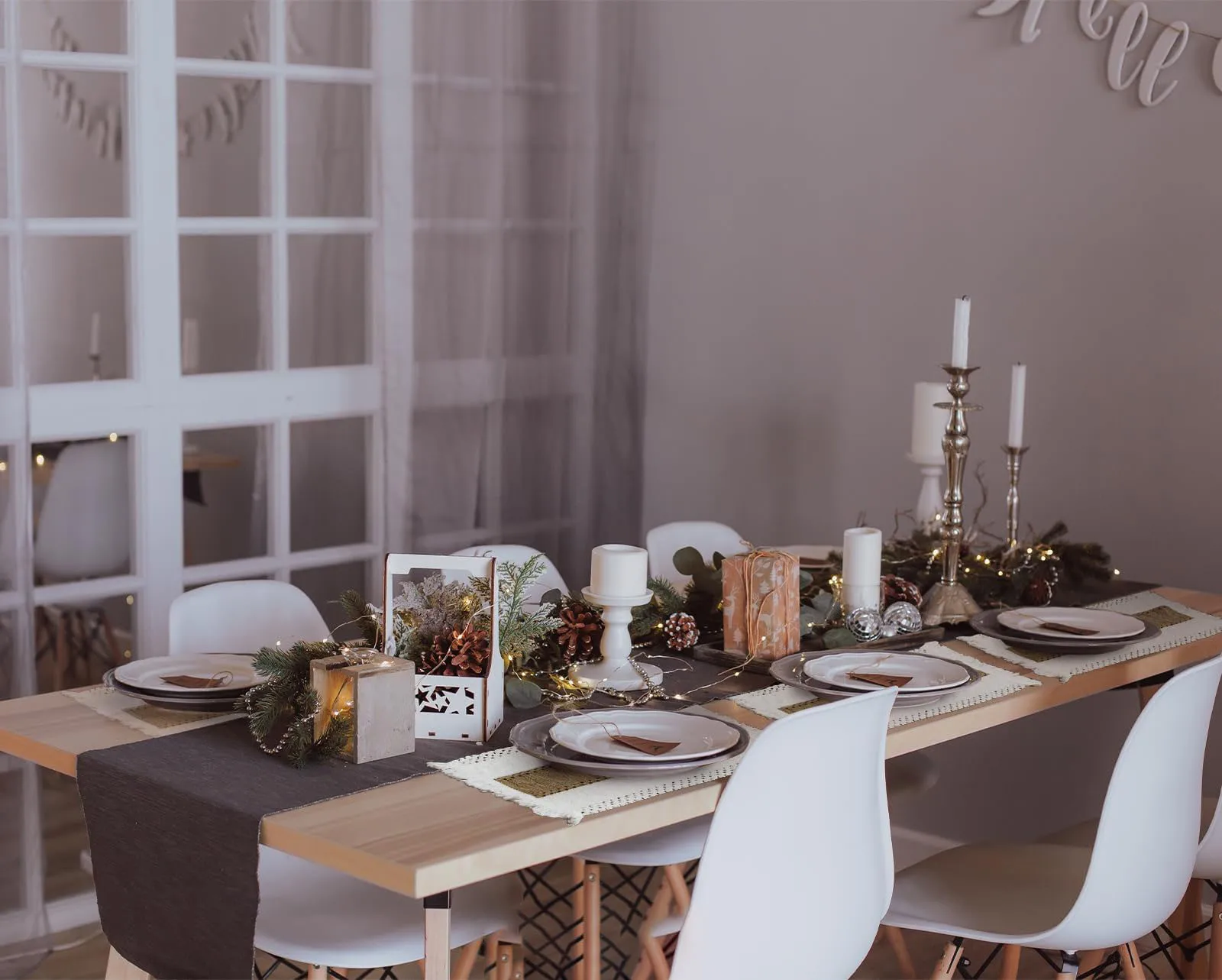 Набор из 6 салфетки в стиле бохо декор стола макраме фермерского дома мешковина