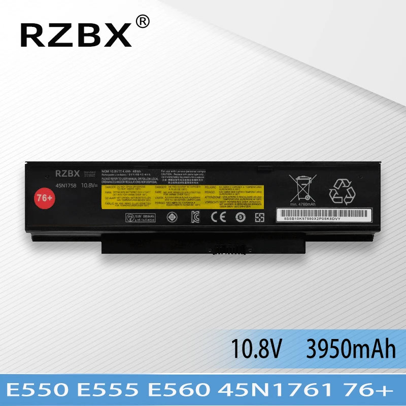 

RZBX New Laptop Battery 45N1758 45N1759 45N1760 45N1761 45N1762 45N1763 FOR Lenovo ThinkPad E550 E550c E555 E560 E565 4X50G59217