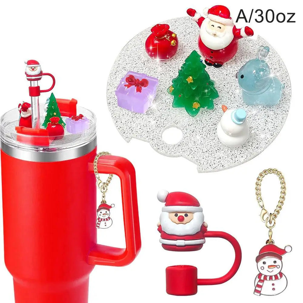 Рождественский день DIY сменные крышки топперы для Кубка Стэнли с украшением дома