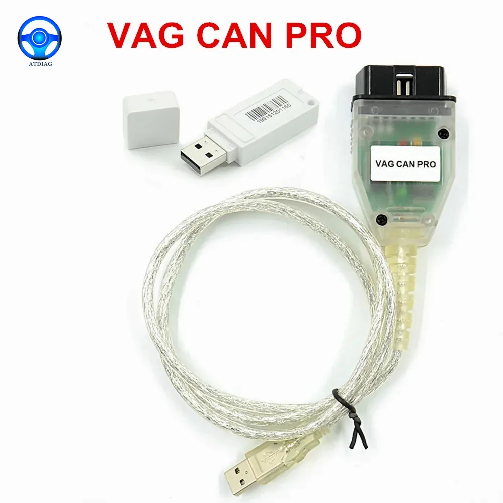 Профессиональный диагностический инструмент VAG CAN PRO 5.5.1 CAN BUS UDS K-line OBD2, программное обеспечение V5.5.1 VAG OBD VCP, сканер