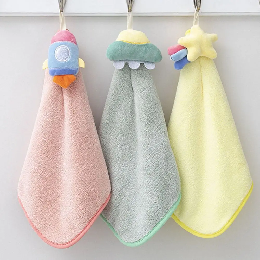 

Cartoon Cute Hand Towel Quick Dry Reusable Microfiber Wipes Household Cleaning Kitchen Tools Gadgets