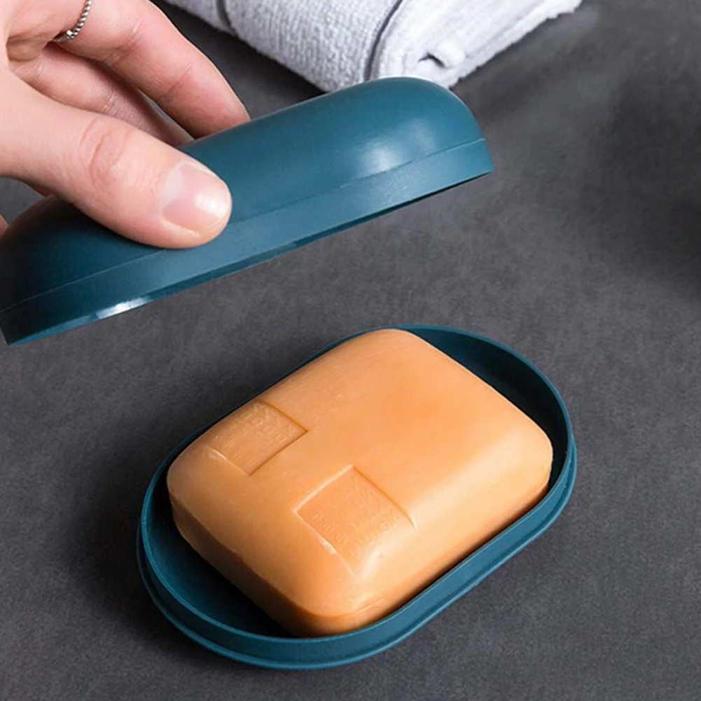 

2 Pcs Travel Portable Soap Box Bathroom Soap Dishes Case Easy To Carry Home Shower Outdoor Hiking Camping Soap Holder Container