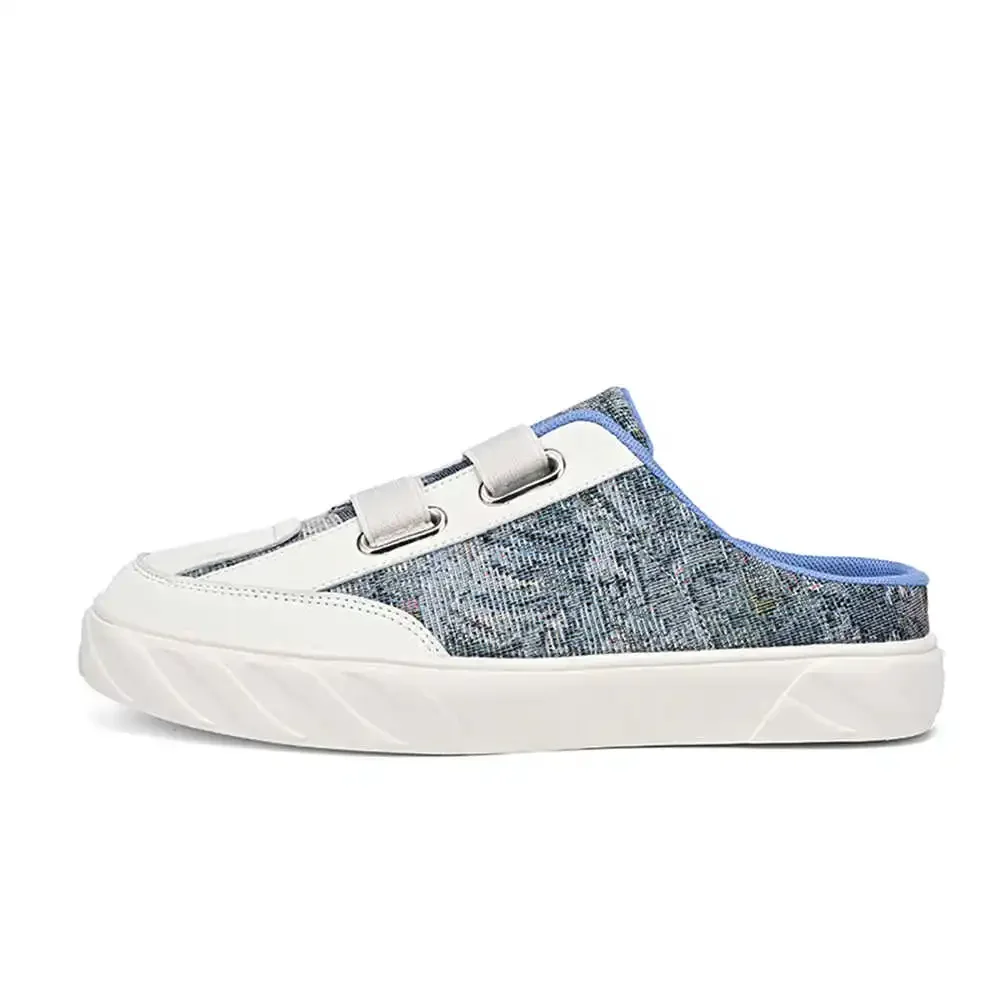 39-44 Мужские дизайнерские сандалии с круглым носом Черные мужские ботинки Обувь