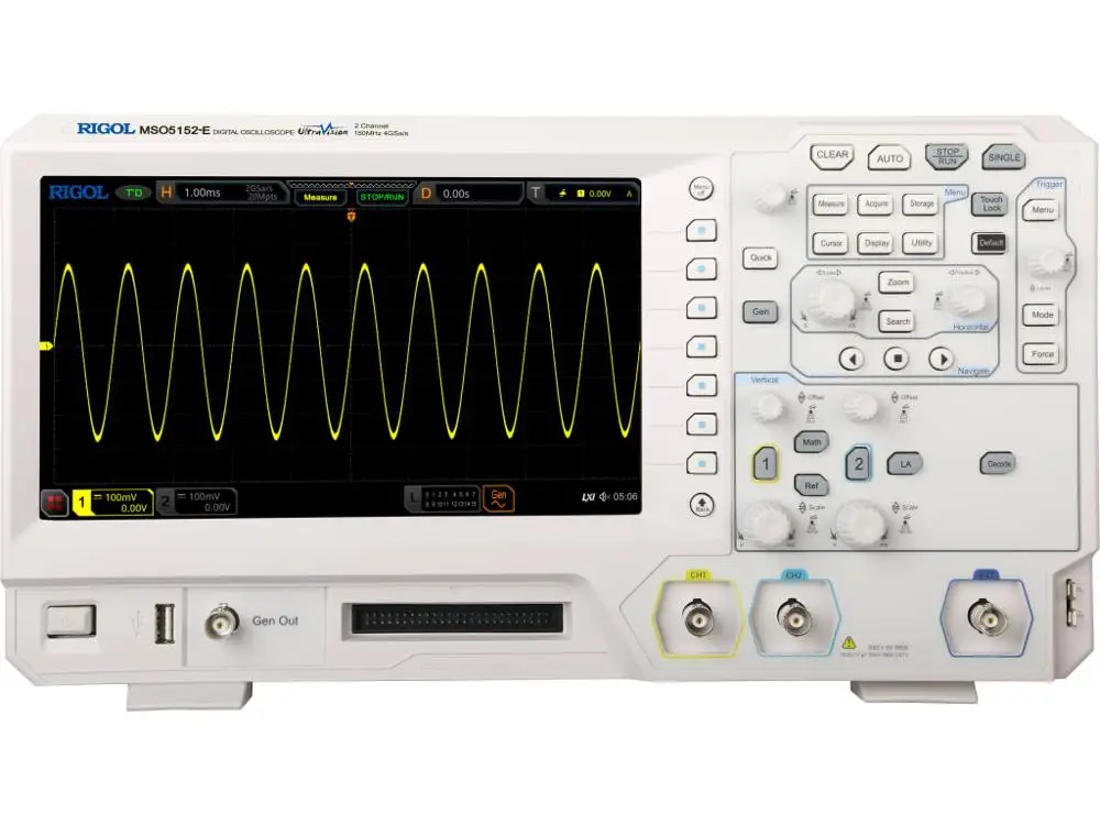 

Rigol MSO5152-E - 2 Channel / 150 MHz Digital Oscilloscope