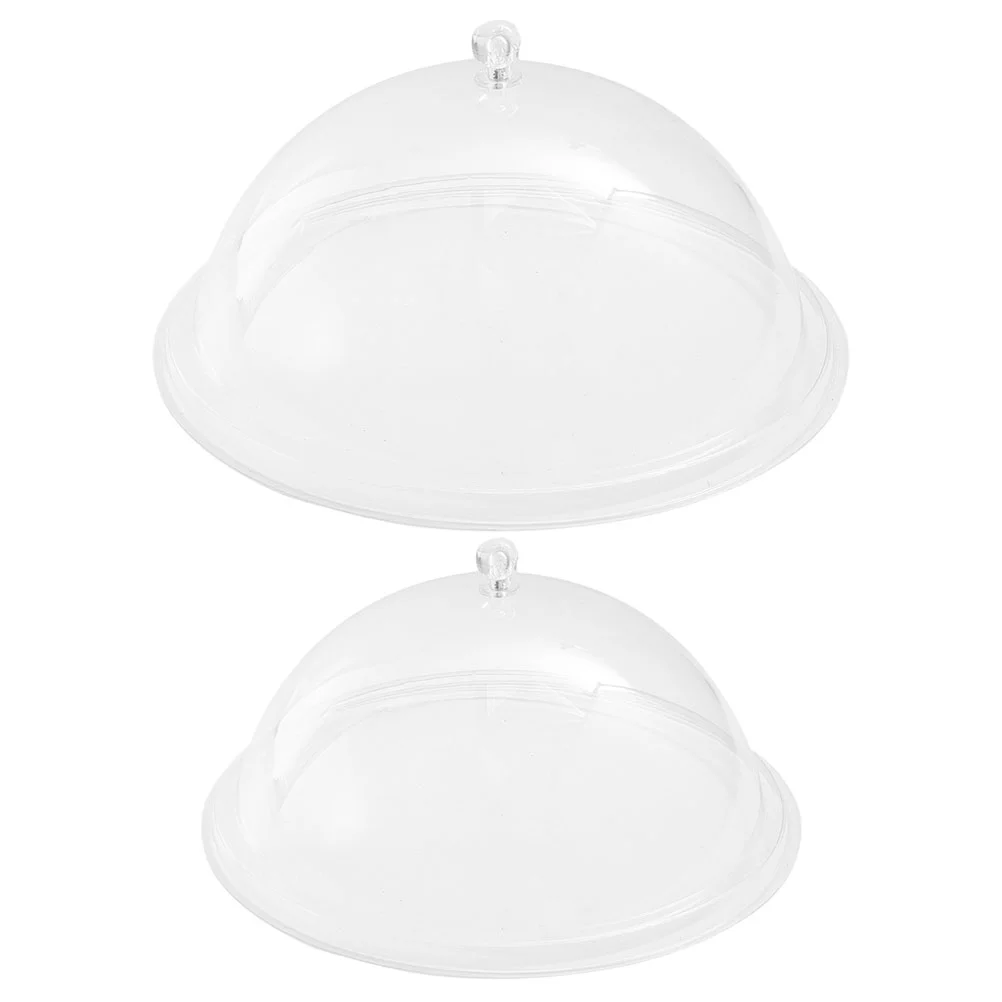 

Coverdome Cake Acrylic Dish Serving Plate Display Protector Clear Dessert Butter Picnic Stand Utensils Kitchen Glass Guard