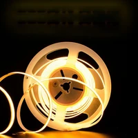 led cob strip light flexible ribbon diy colored tape diode dc 12v 24v christmas