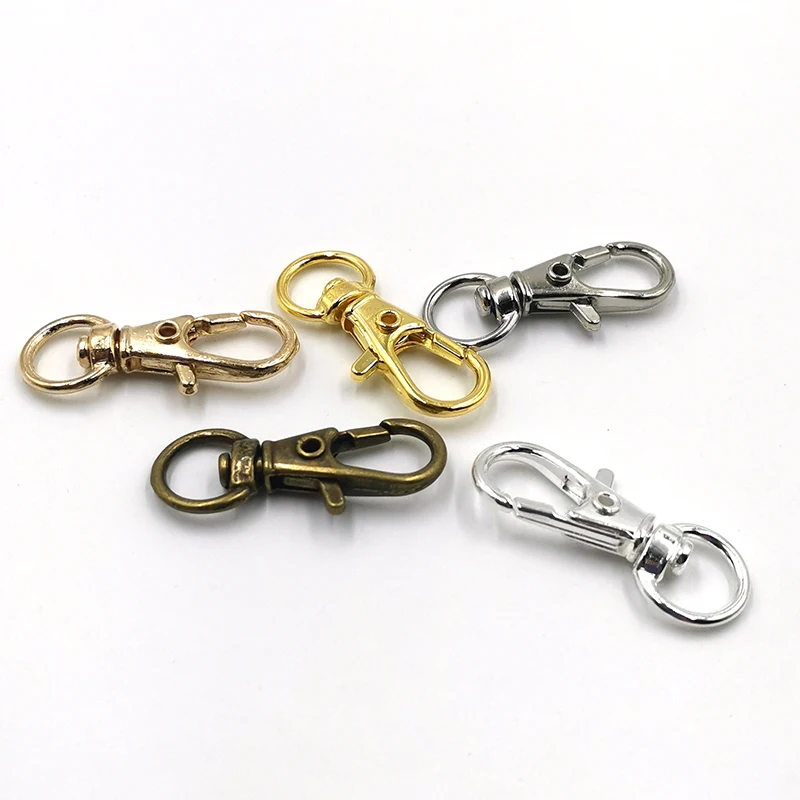 

10pcs/lot 32mm 36mm 38mm Bronze Rhodium Gold Silver Plated Jewelry Findings,Lobster Clasp Hooks for Necklace&Bracelet Chain DIY