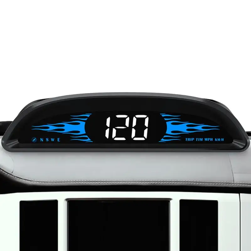 

Digital HUD Display Universal GPS Speedometer Universal GPS Windshield Projection Speedometer With Over Speed Alarm Fatigue