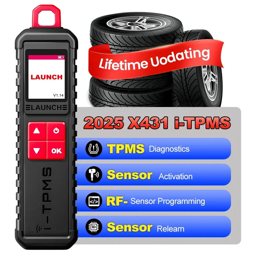 LAUNCH X-431 i-TPMS Инструмент для освобождения детектора давления в шинах TPMS, датчики активацииобученияпрограммирования работает с сканером X431 (art.: 3920cd11fcc8d) - 3920cd11fcc8d
