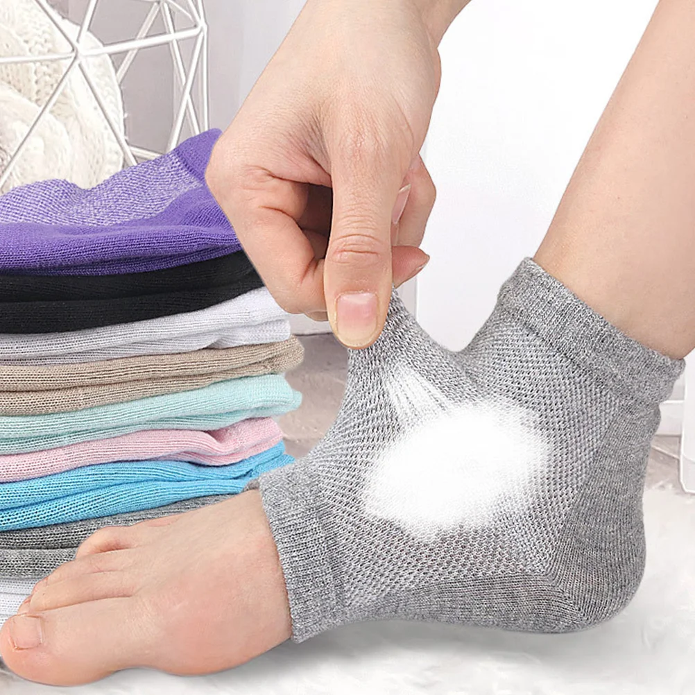 

3 пары, удобные эластичные носки на полпятки