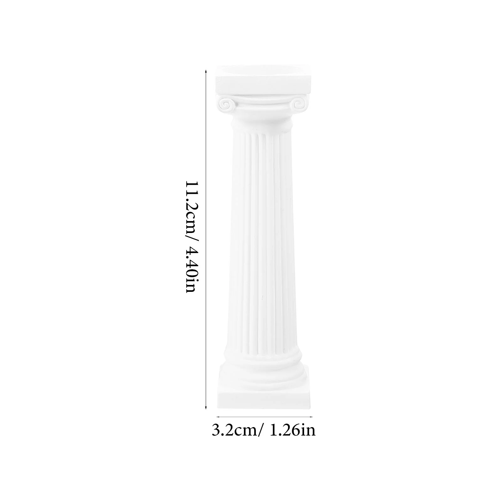 6 Pcs Roman Column Model Pillar Pillars for House Weddings White Decorations