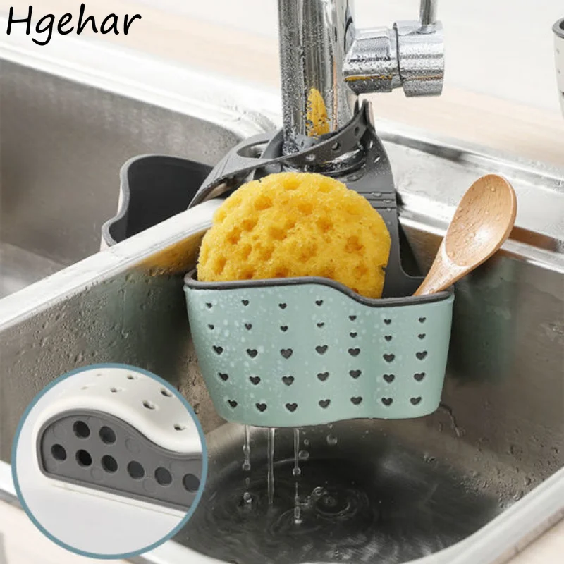 

Двухслойная регулируемая стойка для раковины, сливная корзина, тряпичная губка, органайзер, кухонная бытовая техника